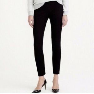 J Crew Minnie Black Cropped Stretch Pant